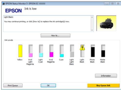 EPSON SURECOLOR SC-P600 - Écran lors de l'impression - 2