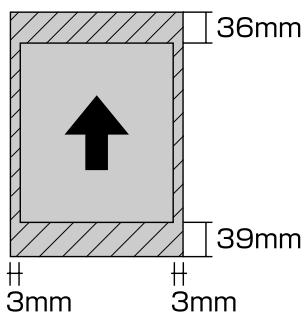 EPSON SURECOLOR SC-P600 - Zone imprimée des feuilles simples - 2