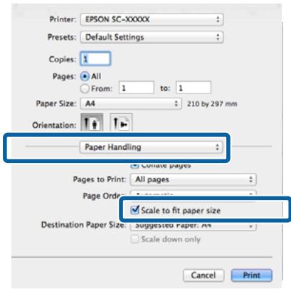EPSON SURECOLOR SC-P600 - Configuration des paramètres sous Mac OS X - 1