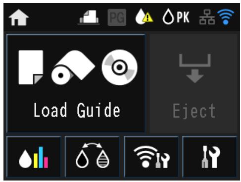 EPSON SURECOLOR SC-P600 - Utilisation du panneau de contrôle - 1