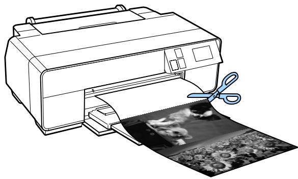 EPSON SURECOLOR SC-P600 - Découpe du papier rouleau - 4