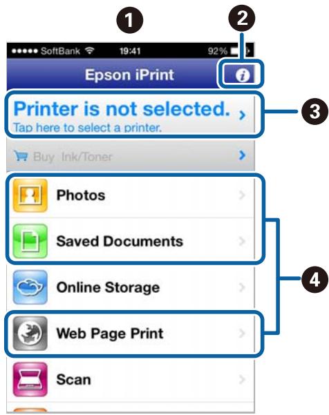 EPSON SURECOLOR SC-P600 - Utilisation d'Epson iPrint - 1