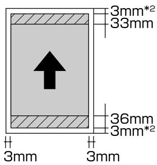 EPSON SURECOLOR SC-P600 - Zone imprimée des feuilles simples - 1