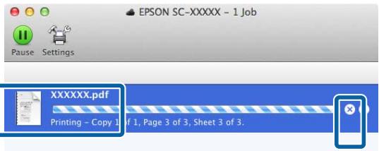 EPSON SURECOLOR SC-P600 - Annulation depuis l'ordinateur (Mac OS X) - 4