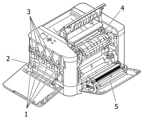 EPSON WORKFORCE AL-C300N - Composants de l'imprimante - 2