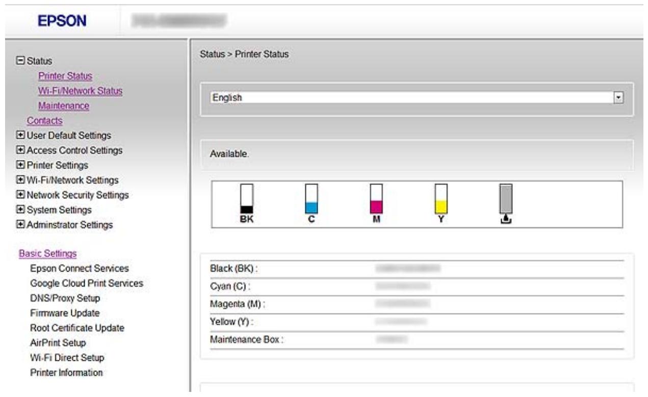 EPSON WORKFORCE PRO WF-8010 DW - Paramètres avances - 1