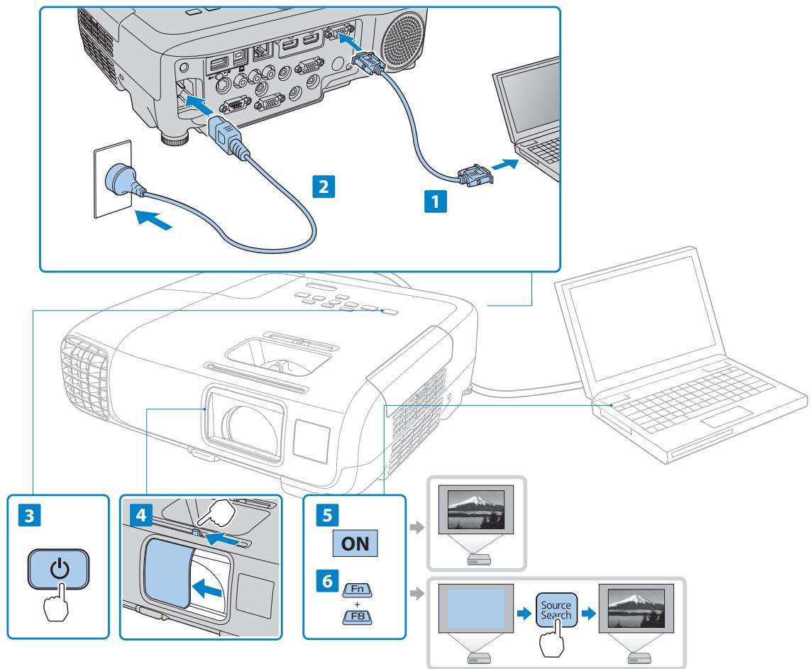 EPSON EB-W29 - Multimedia Projector - 14