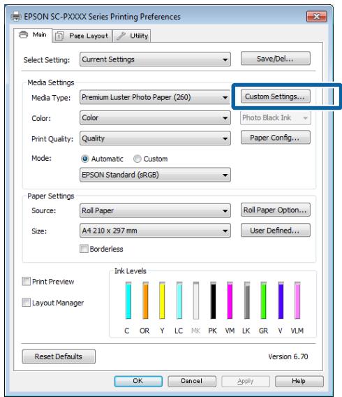 EPSON SURECOLOR SC-P9000 - Utilisation du pilote d'impression (Windows) - 3