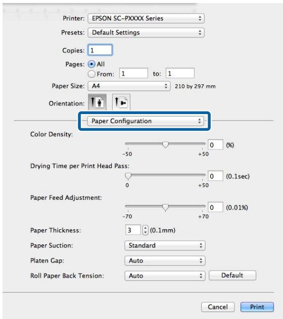 EPSON SURECOLOR SC-P9000 - Enregistrement dans les Presets (Préréglages) - 1
