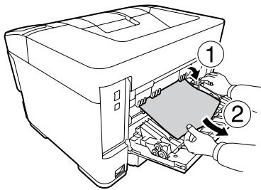 EPSON WORKFORCE AL-M8100DTN - Fermez le capot F, puis le capot A. - 4