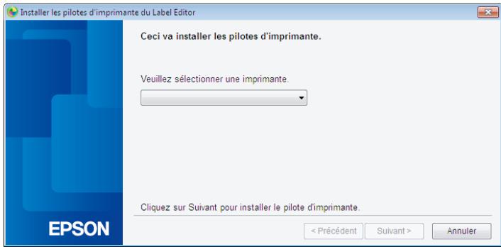 EPSON LABELWORKS LW-Z900 - Selectionnez une imprimante. - 1