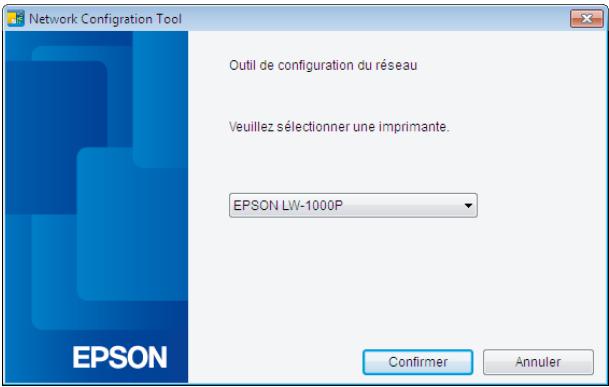EPSON LABELWORKS LW-Z900 - Selectionnez une imprimante. - 1