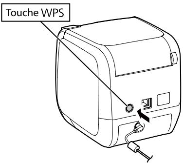 EPSON LABELWORKS LW-Z900 - Configuration des paramètres pour un LAN sans fil à l'aide du bouton-poussoir (WPS) - 1