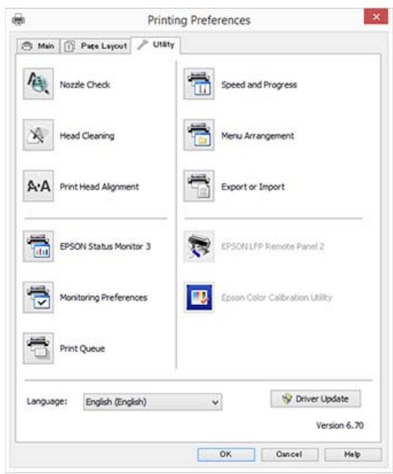 EPSON SURECOLOR SC-P10000 - Récapitulatif du pilote d'impression - 3