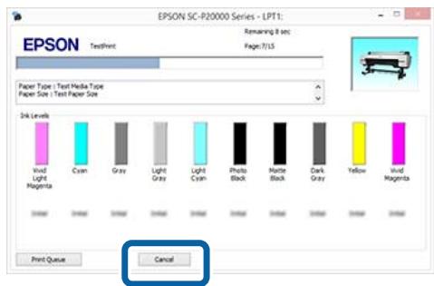 EPSON SURECOLOR SC-P10000 - Annulation de l'impression (Windows) - 1