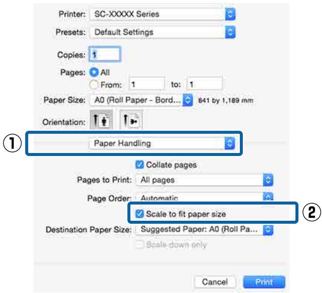 EPSON SURECOLOR SC-P10000 - Configuration des paramètres sous Mac OS X - 1