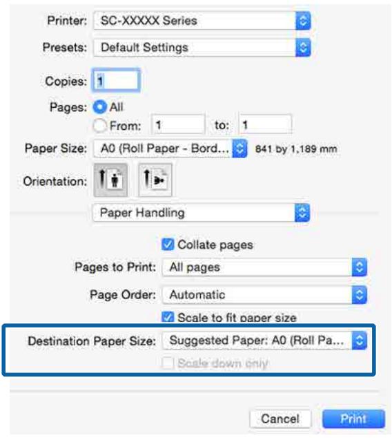 EPSON SURECOLOR SC-P10000 - Configuration des paramètres sous Mac OS X - 3