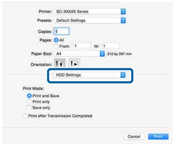 EPSON SURECOLOR SC-P10000 - Configuration des paramètres sous Mac OS X - 4