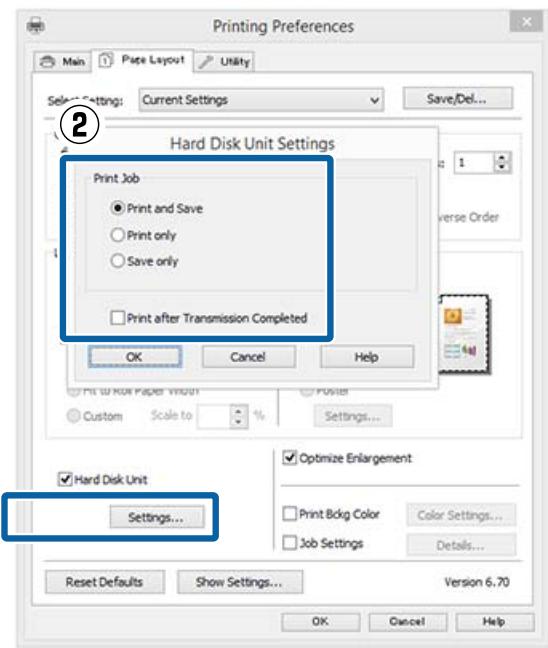 EPSON SURECOLOR SC-P10000 - Utilisation du disque dur en option - 3