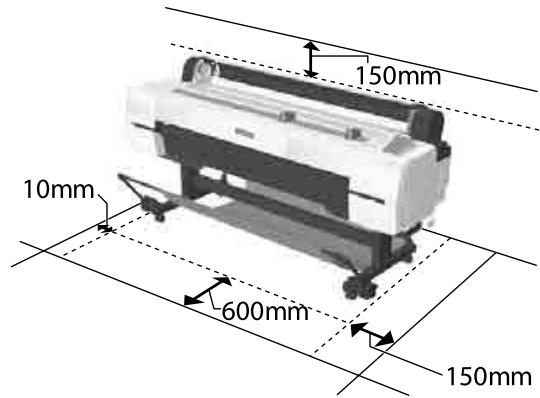 EPSON SURECOLOR SC-P10000 - Espace d'installation - 1