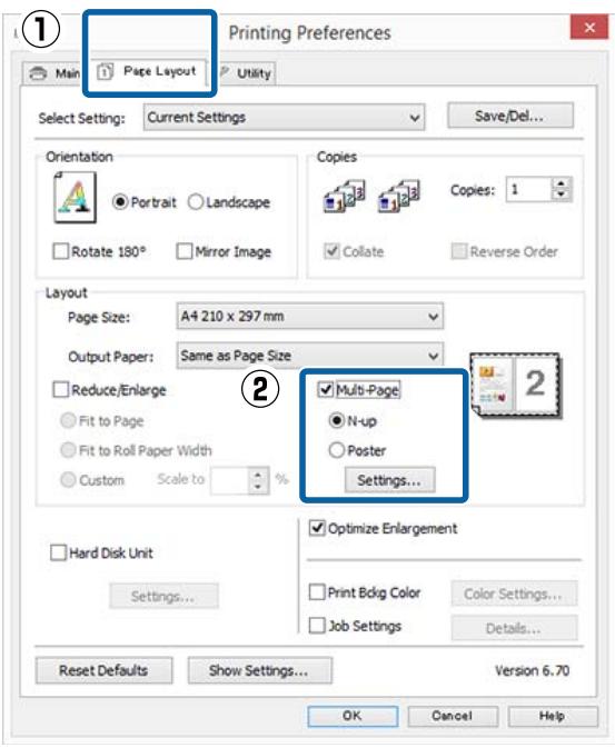 EPSON SURECOLOR SC-P10000 - Configuration des paramètres dans Windows - 1