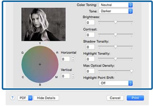 EPSON SURECOLOR SC-P10000 - Effectuez les réglages nécessaires. - 2