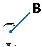 Diagram illustrating a device operation with blue blocks and directional arrows, showing transformation from a device to a final product.