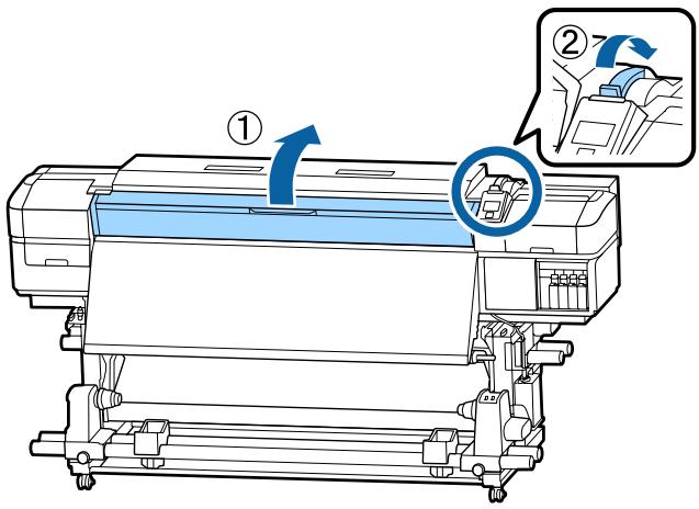 EPSON SURECOLOR SC-S80610 - Chargement des supports - 2