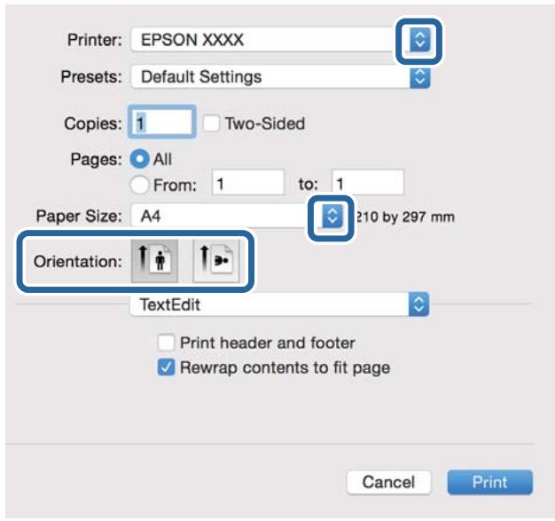 EPSON WORKFORCE PRO WF-6090DW - Impression à l'aide d'un pilote d'impression PostScript - Mac OS X - 1