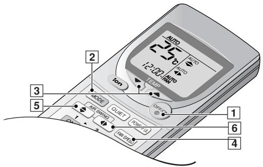 PANASONIC CS-E15CKP - MODALITA’D'USO - 1
