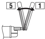 PANASONIC CY-VM7203N - Ajustement de l'angle d'inclinaison (TILT) - 3