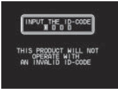 PANASONIC CY-VM7203N - Code d'identification - 1