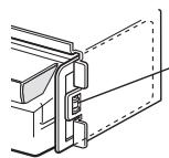 PANASONIC CY-VM7203N - Insérez la plaque de garniture ①. - 2