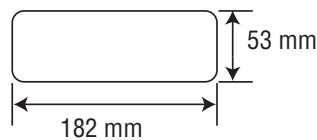 PANASONIC CY-VM7203N - Ouverture nécessaire pour l'installation - 1