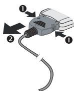 PANASONIC EB-GD76 - Déconnexion de l'adaptateur secteur - 1