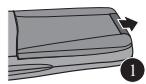 PANASONIC EB-GD76 - Retrait de la batterie - 1