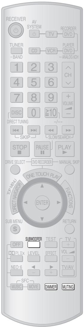 PANASONIC SA-XR57 - Fonctions pratiques par la télécommande - 1