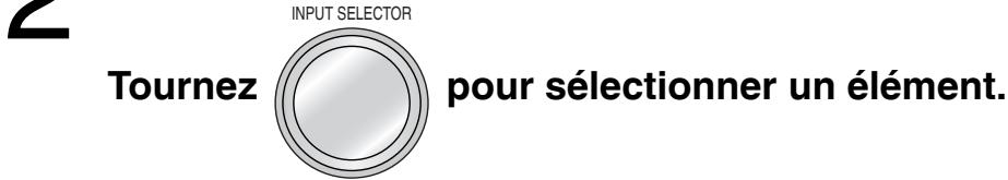 PANASONIC SA-XR57 - Sélectionnez un élément à régler - 1