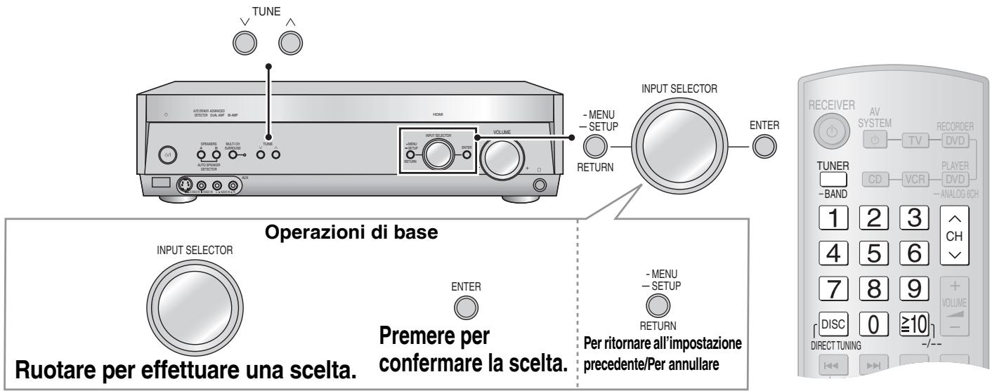 PANASONIC SA-XR57 - Effettuare la regolazione e confermare la scelta. - 2