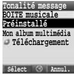 PANASONIC X400 - Tonalité message - 2