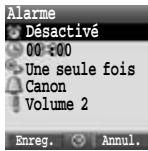 PANASONIC X400 - Réglage de l'alarme - 1