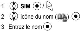 PANASONIC X400 - A partir du menu Ajouter contact - 1