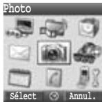 PANASONIC X400 - Affichage du menu - 1