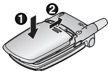PANASONIC X400 - Mise en place de la batterie - 2