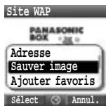 PANASONIC X400 - Options du navigateur (Sauver image) - 1