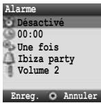 PANASONIC X401 - Réglage de l'heure de l'alarme - 1