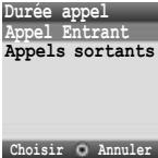 PANASONIC X401 - Dans le menu Appels - 6