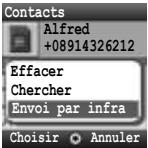PANASONIC X401 - Envoi de contacts - 1