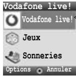 PANASONIC X401 - Affichage de Vodafone live! - 4