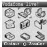 PANASONIC X401 - Affichage de Vodafone live! - 3